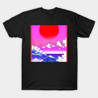 Rising sun above the palace. T-Shirt